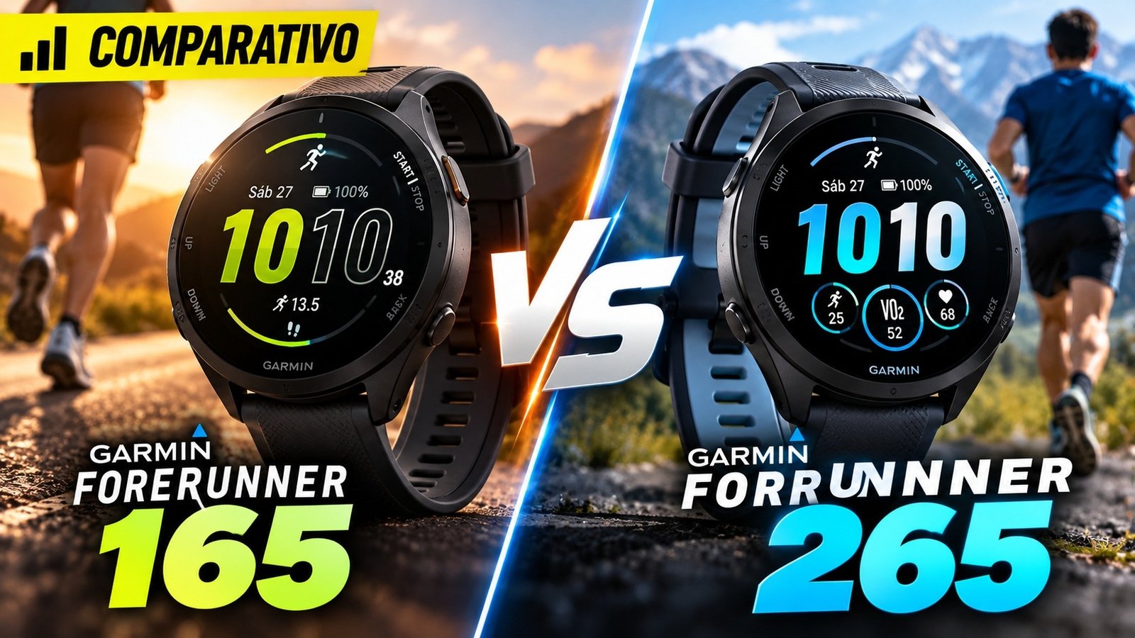Garmin Forerunner 165 vs Forerunner 265