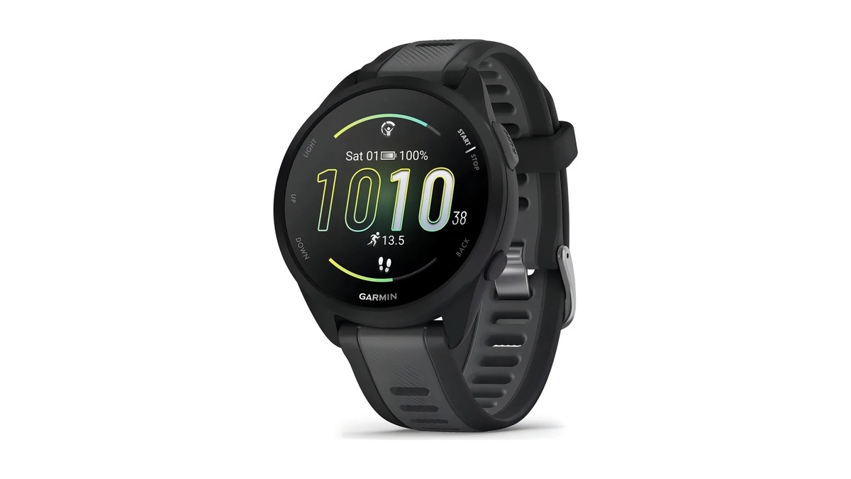 Garmin Forerunner 165 cai com desconto em prévia de Prime Day