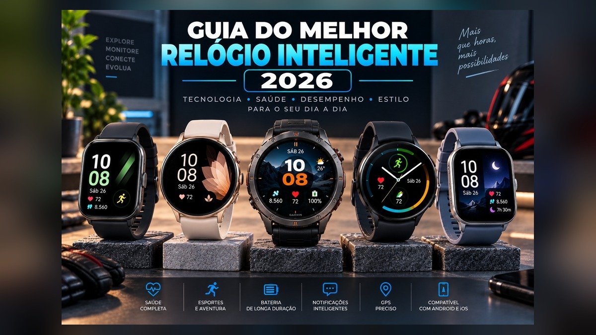 Melhor relógio inteligente 2026: guia completo