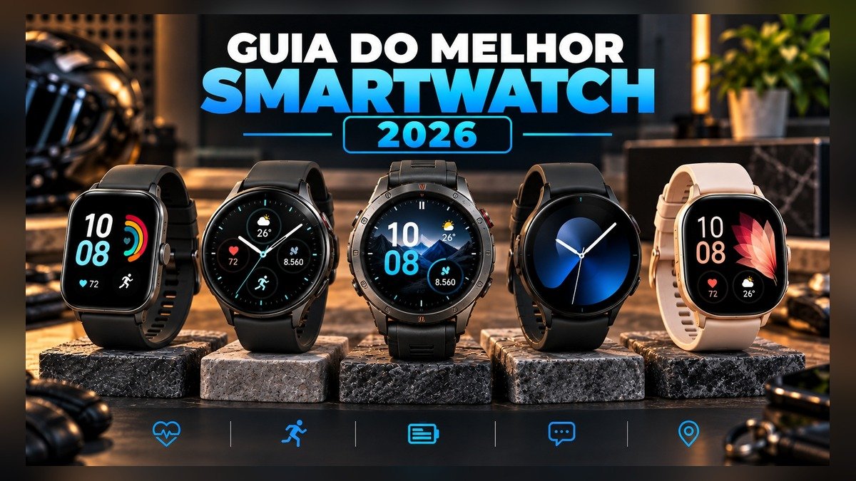 Melhor smartwatch 2026: guia completo
