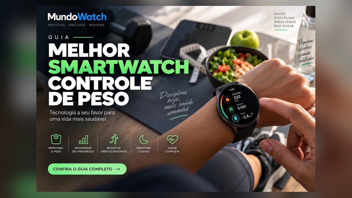 Melhor smartwatch para controle de peso: guia completo