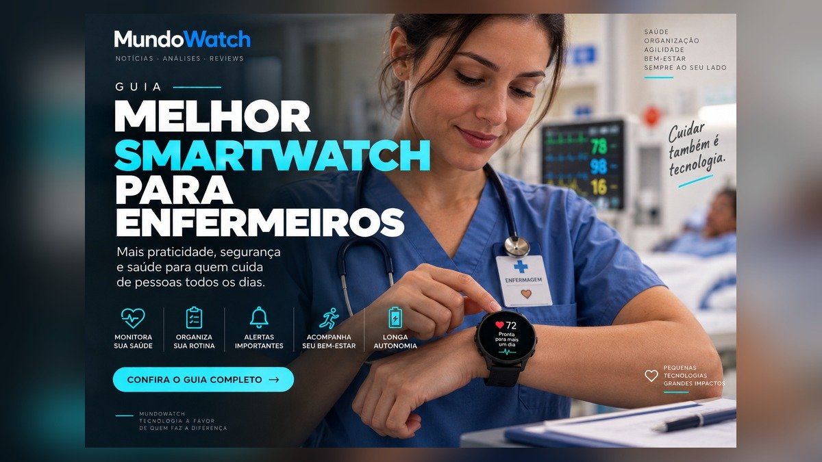 Melhor smartwatch para enfermeiros e profissionais de saúde: guia completo