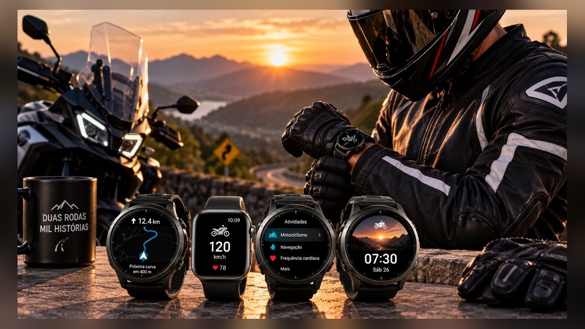 Melhor smartwatch para motociclistas: guia completo