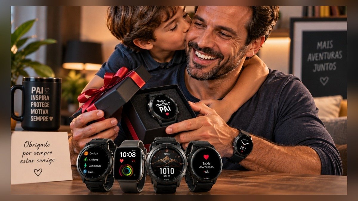 Melhor smartwatch para dar de presente para o pai: guia completo
