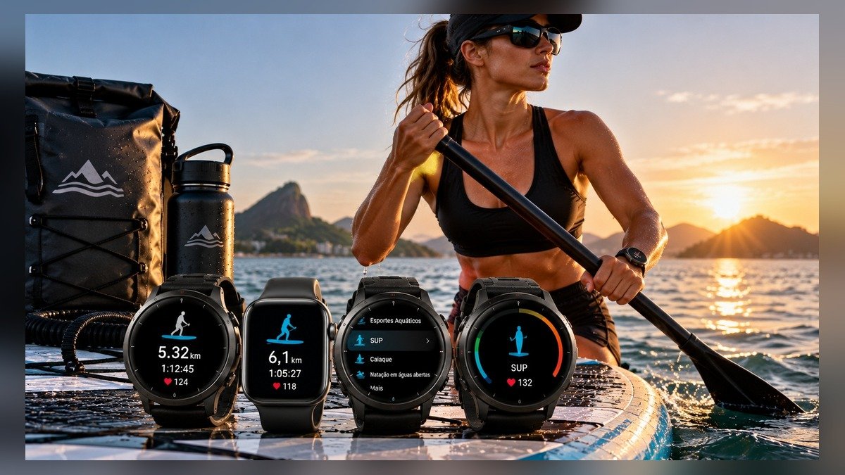 Melhor smartwatch para stand up paddle: guia completo