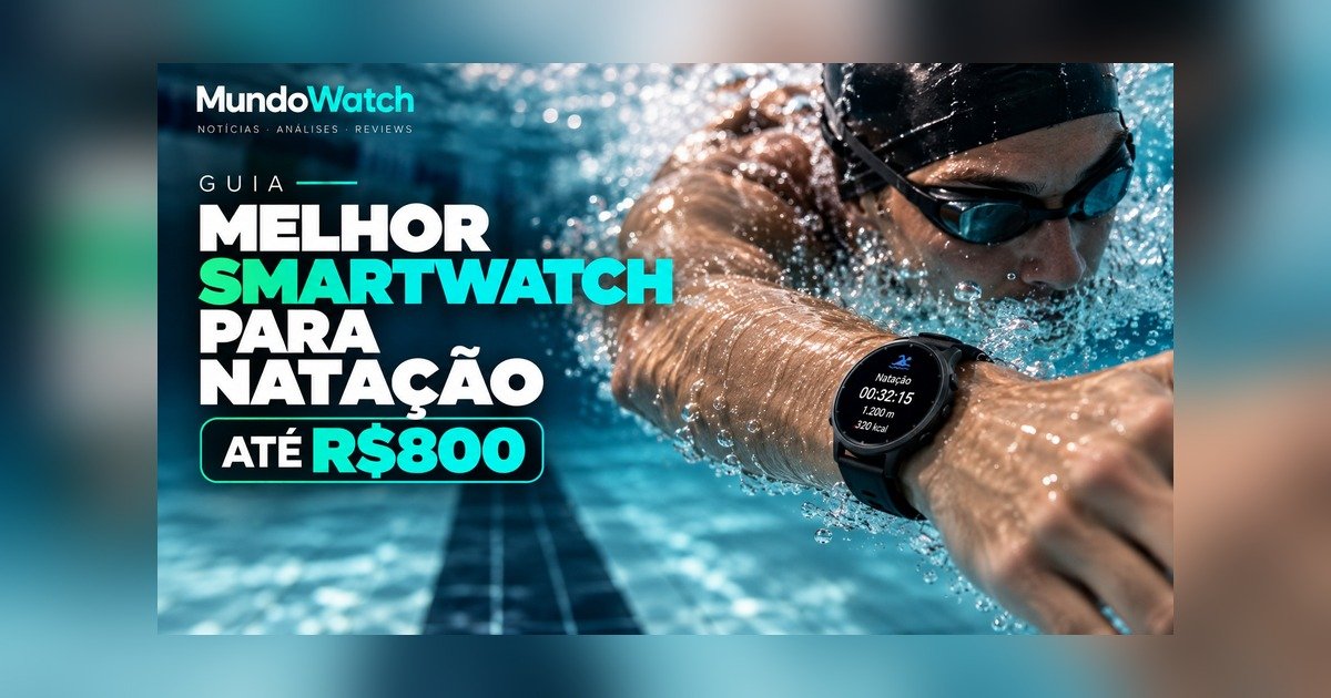 Melhor smartwatch para natação até R$800: guia completo