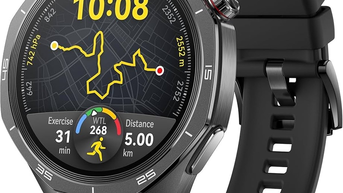 Huawei Watch GT 5 Pro em oferta no Prime Day 2026
