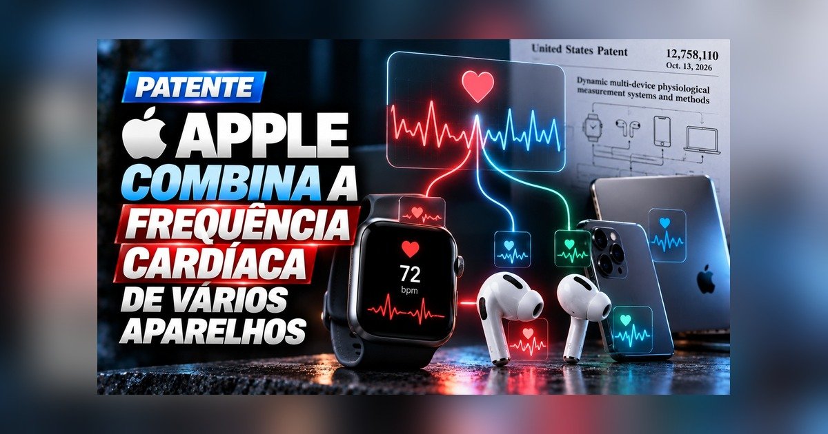 Apple ganha patente que combina FC do Watch, fones e anel para escolher a leitura mais confiável