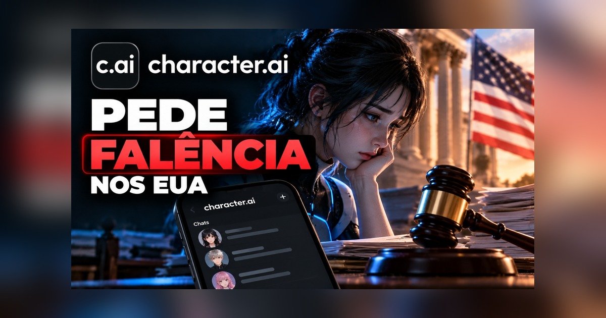 Character.ai pede falência nos EUA e abre venda de ativos; Disney faz oferta inicial de US$ 20 milhões