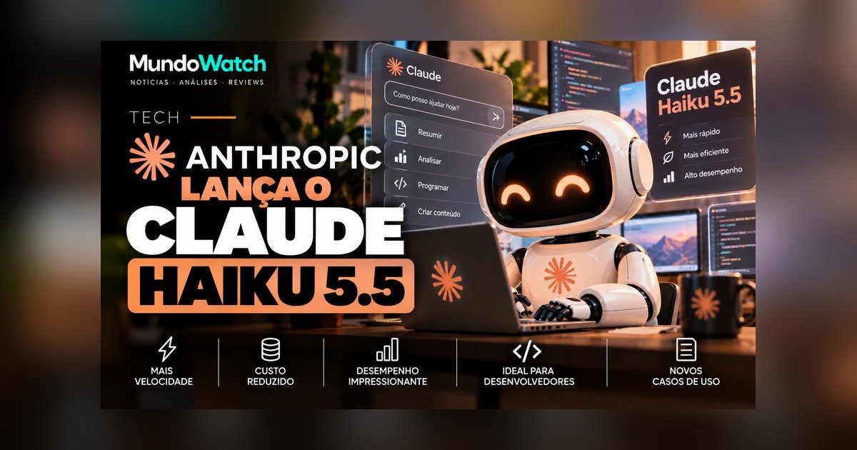 Anthropic lança o Claude Haiku 5.5, modelo mais rápido e barato da família