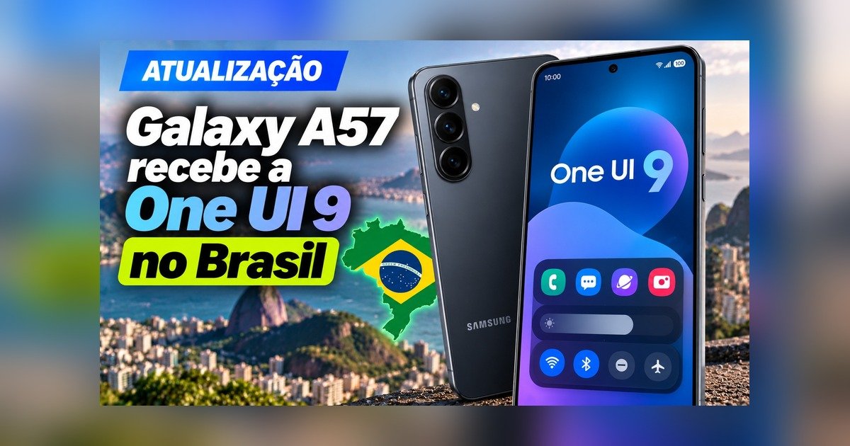 Galaxy A57 com a atualização One UI 9