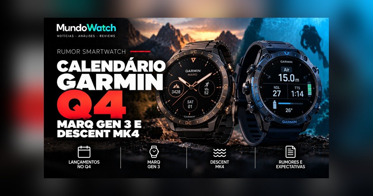 Garmin calendário Q4