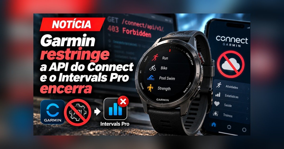 Relógio Garmin e dados de treino sincronizados com aplicativos de terceiros