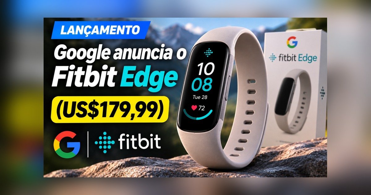 Fitbit Edge, rastreador do Google com tela OLED e GPS