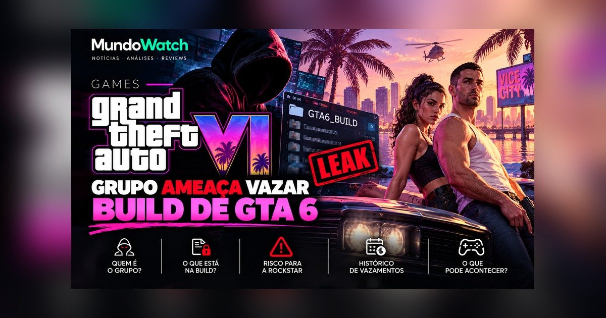 GTA 6: grupo Cyberleek ameaça vazar build completa, mas alegação não foi verificada
