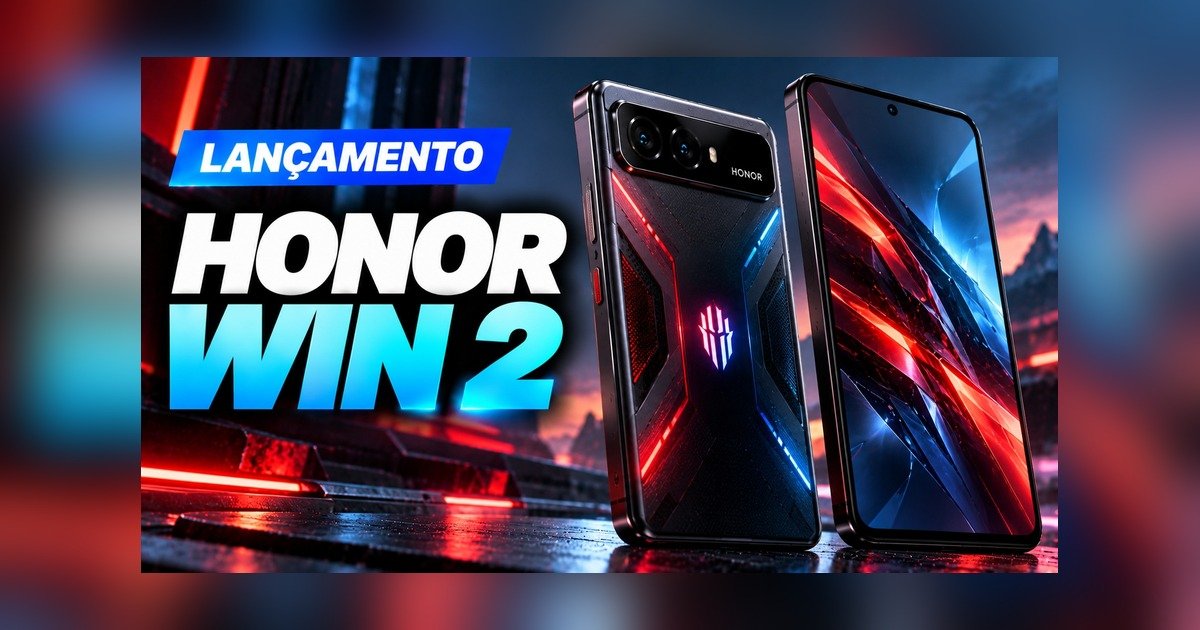 Celular gamer Honor Win 2 com sistema de resfriamento ativo