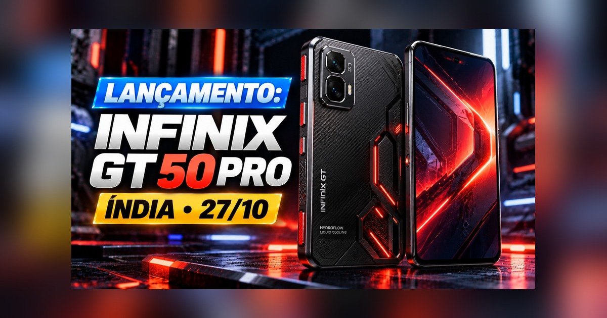 Infinix GT 50 Pro será lançado na Índia em 27 de outubro com Dimensity 8400 Ultimate e tela AMOLED de 144 Hz