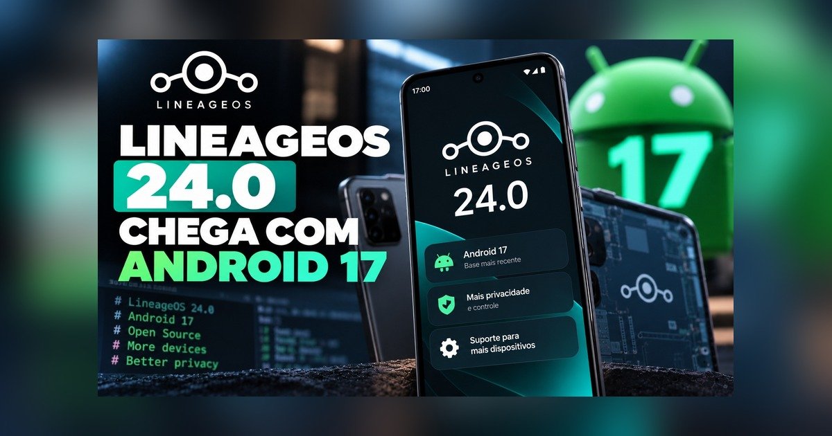 LineageOS 24.0 é lançado com Android 17 e novo visual; liberação inclui Galaxy S20, S22 e S23
