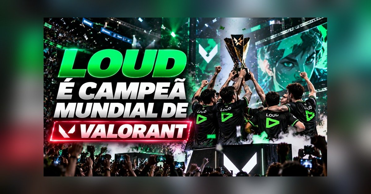 LOUD é campeã mundial de VALORANT: 3 a 1 sobre a Vitality na final do Champions 2026 em Xangai