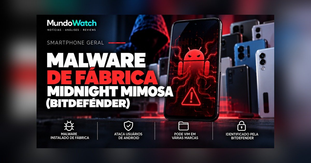 Midnight Mimosa: malware pré-instalado em Androids baratos chega a 150 países, e o Brasil está na lista