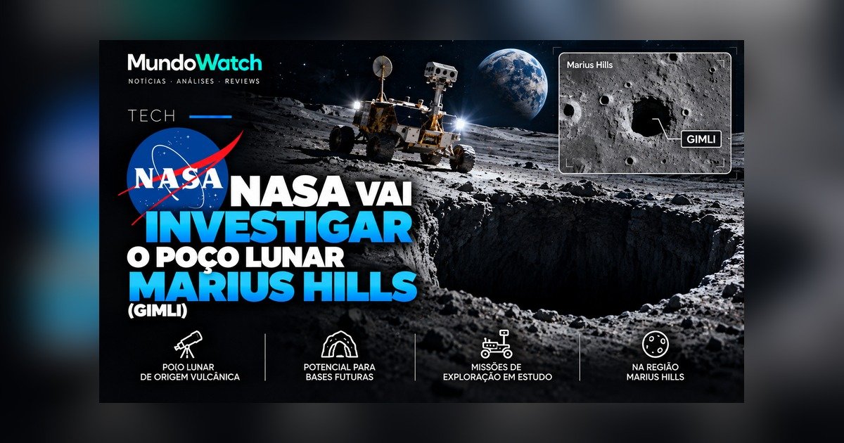 NASA seleciona a missão GIMLI para investigar o poço lunar de Marius Hills