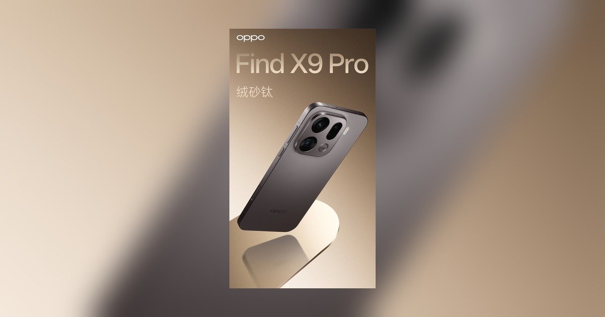 Oppo lança a série Find X9 na China
