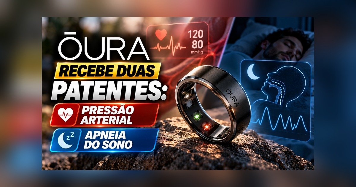 Oura recebe duas patentes: pressão arterial pelo pulso e adesivo para apneia do sono