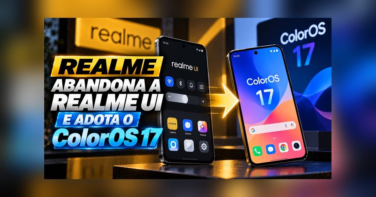 Realme abandona a realme UI e adotará o ColorOS 17 da Oppo a partir de 29 de outubro