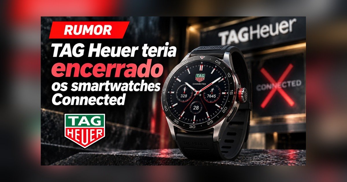 Smartwatch TAG Heuer Connected, cuja produção teria sido encerrada