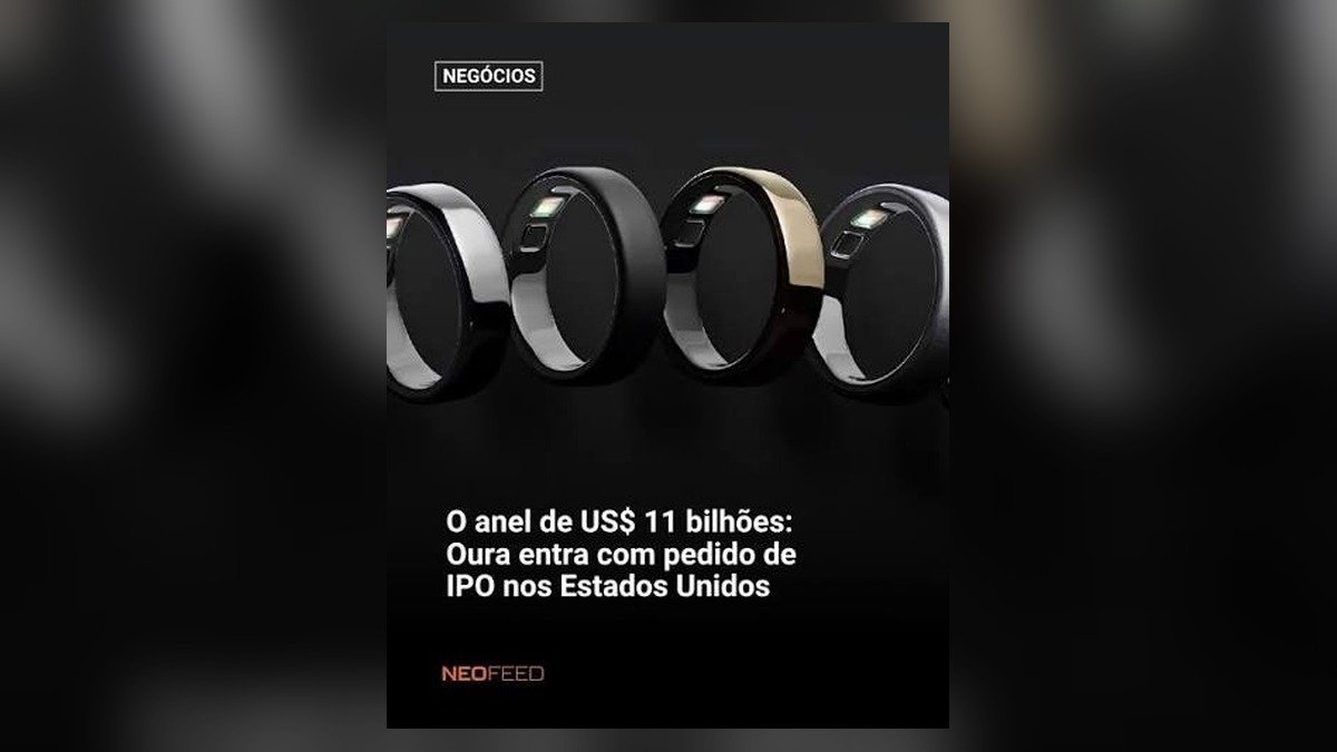 Oura mira IPO de mais de US$ 16 bilhões em setembro