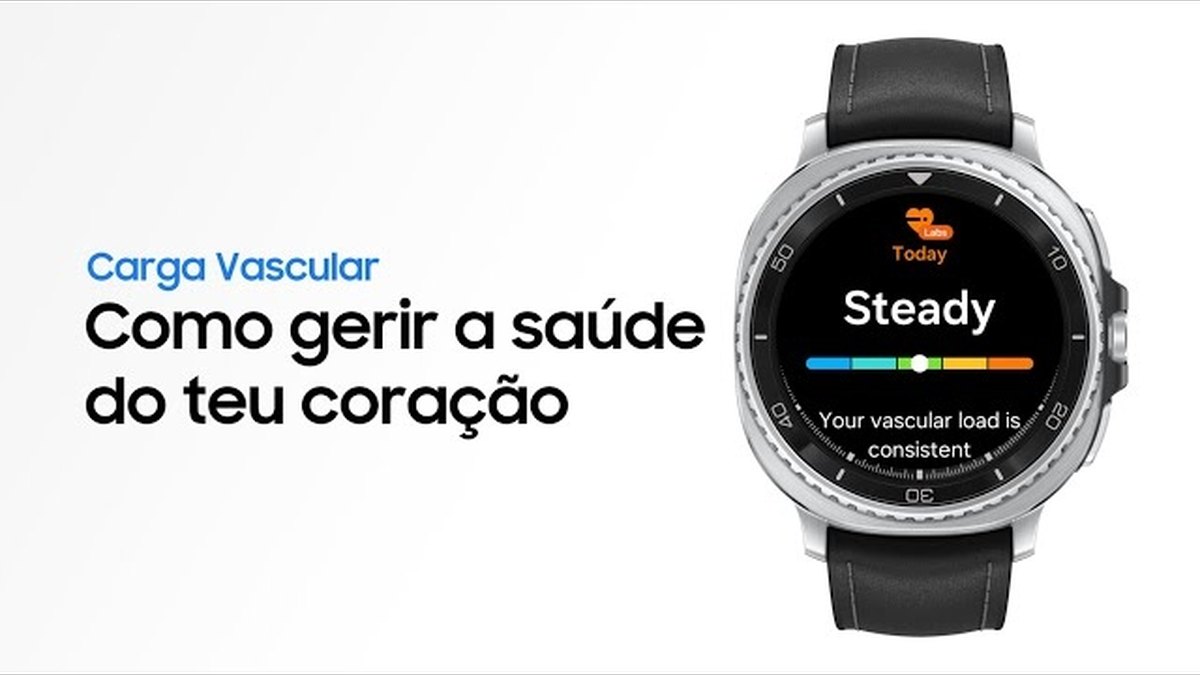 Samsung libera novo recurso cardíaco no Galaxy Watch e reforça a saúde no pulso