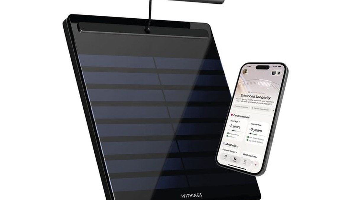 Withings Body Scan 2 chega com insights de longevidade em 90 segundos